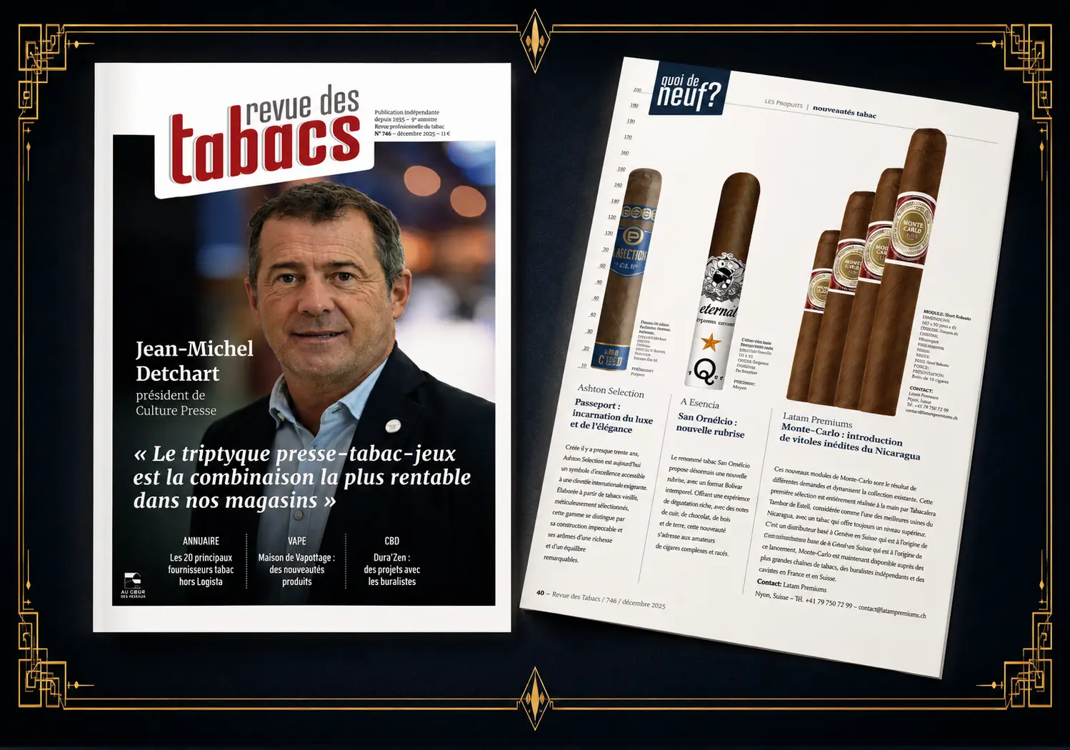 Revue des tabacs et Monte-Carlo Club cigars