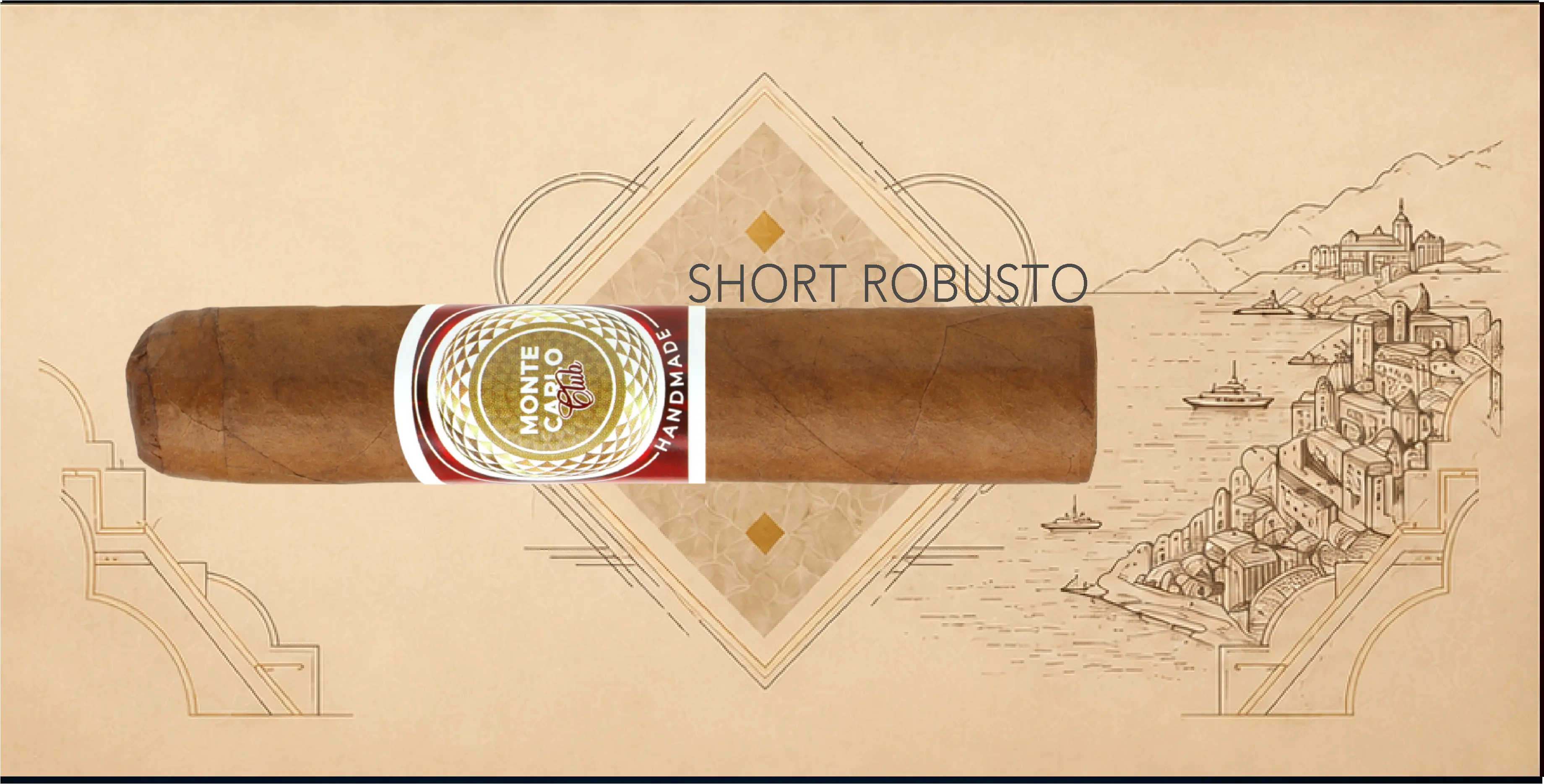 Monte-Carlo Club cigar: Short Robusto